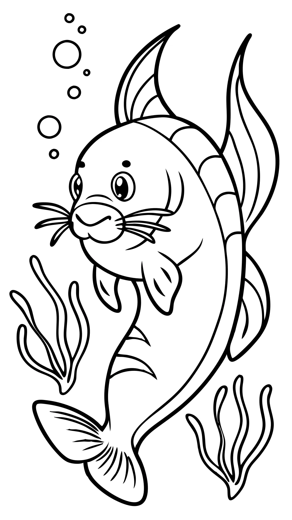 catfish coloring pages